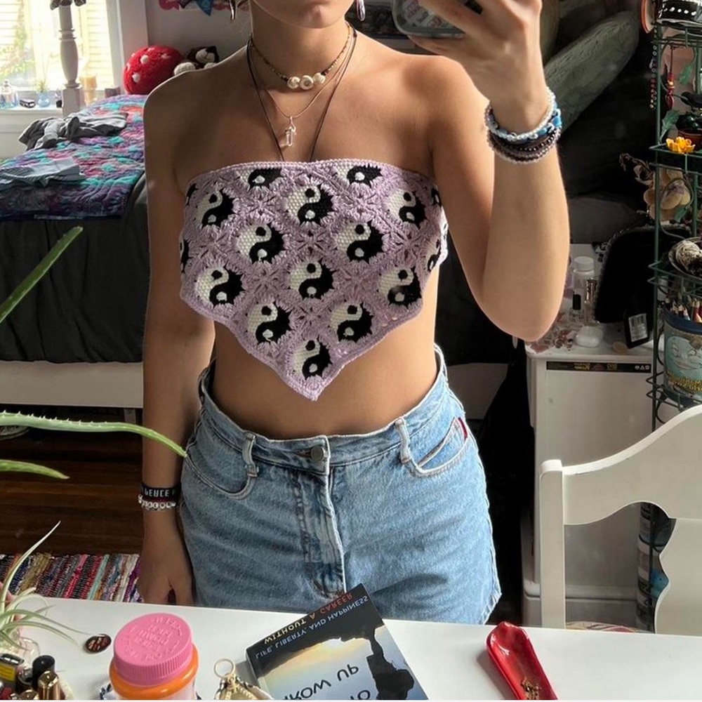 Yin Yang Tube Top OR Headband